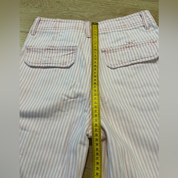 Zara pink stripped cargo pants - Picture 10 of 11